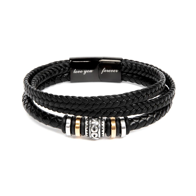 Never Forget Love You Forever (To My Grandson) – Bracelet